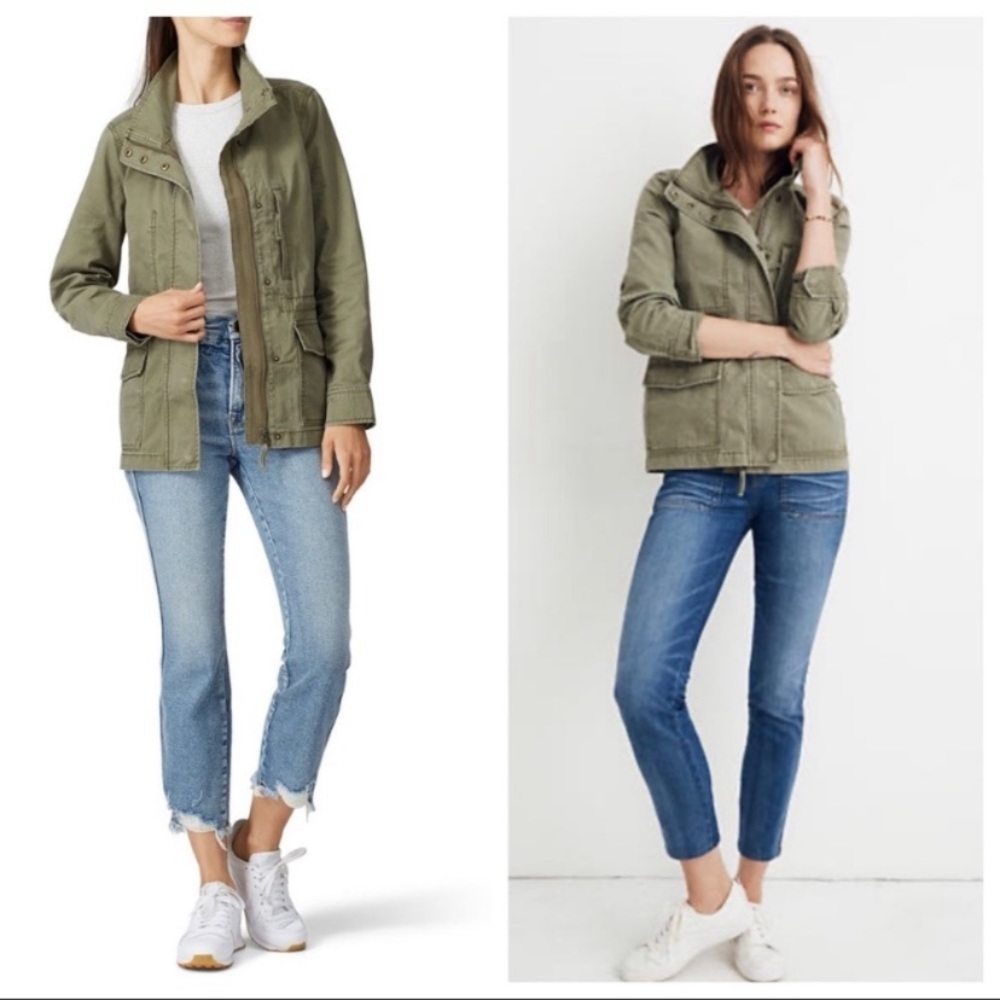 Flattering Military Style Jacket - Picture 10 of 10